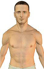 Draws scapula forward and downward.