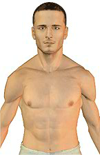 Draws scapula forward and downward.